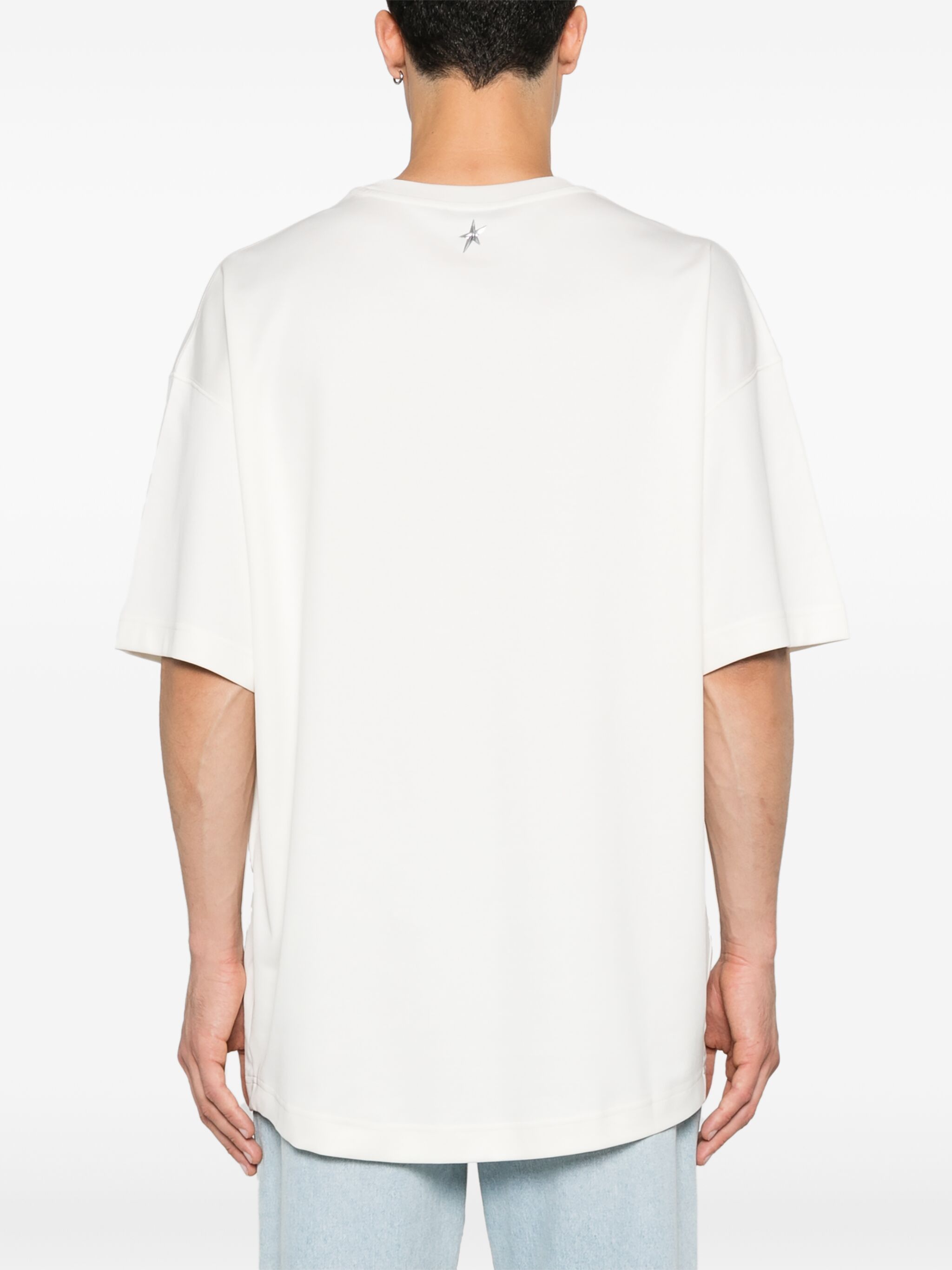 Mugler o1s22i1n1124 Oversized T-Shirt in White Size US L / EU 52-54 / 3 - 4 Thumbnail