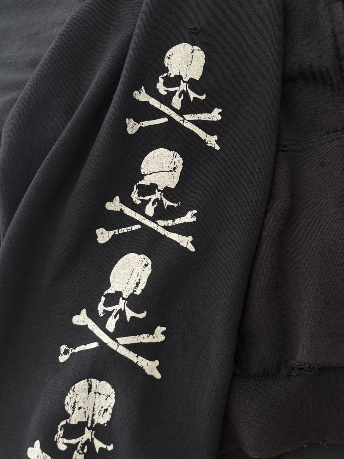 Mastermind Japan × PROJECT G/R Project G/R x Mastermind Japan Distressed Zip Hoodie Size US XL / EU 56 / 4 - 3 Thumbnail