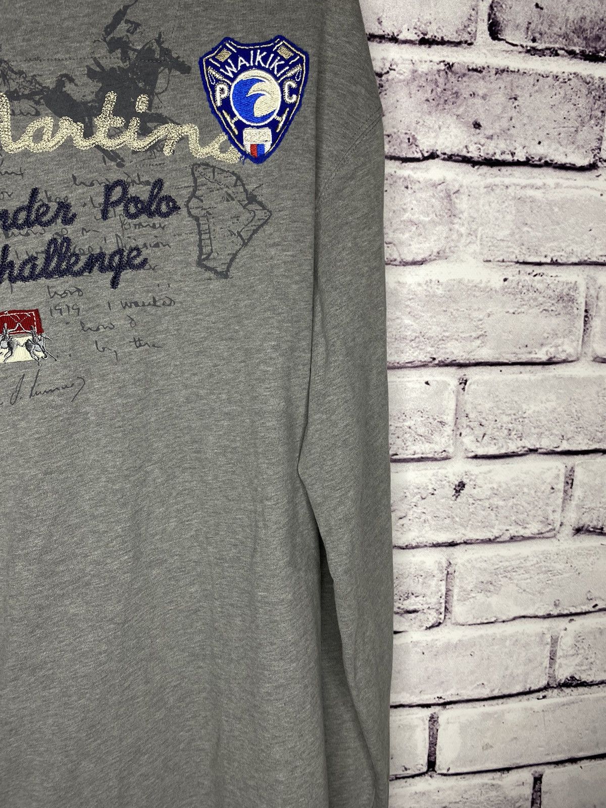 La Martina MENS Vintage La Martina Luxury Rugby Long Sleeve T-Shirt Size US XL / EU 56 / 4 - 15 Thumbnail
