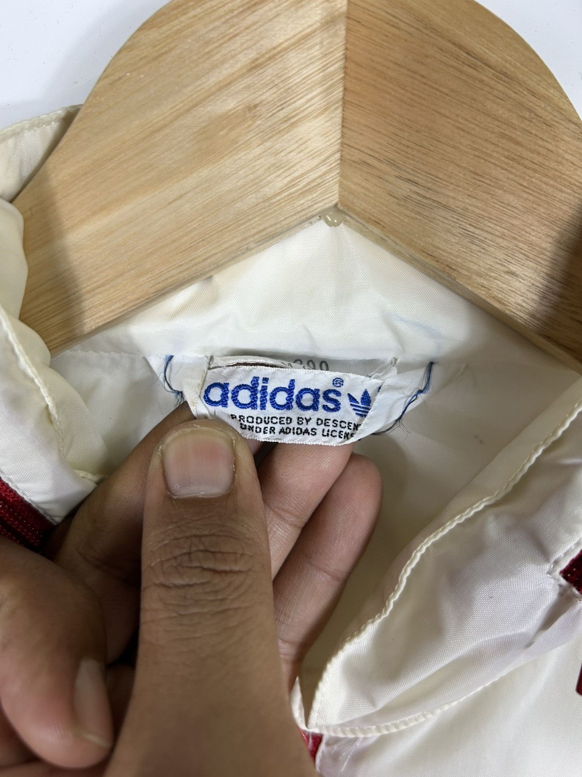 Adidas × Descente × Vintage ⚡️Vintage 80’s Adidas Zipper Windbreaker Jacket Size US M / EU 48-50 / 2 - 9 Thumbnail