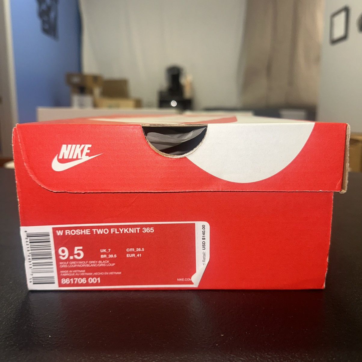 Nike Size 9.5W (8M) - Nike Roshe 2 Flyknit Black- 861706-001 Size US 9.5 / IT 39.5 - 7 Thumbnail