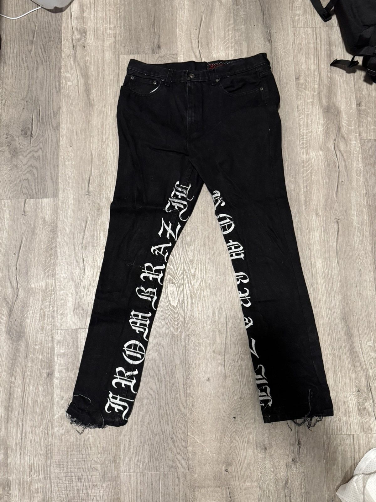 Other Chrome Heart Style Black Jeans Size US 34 / EU 50 - 1 Thumbnail
