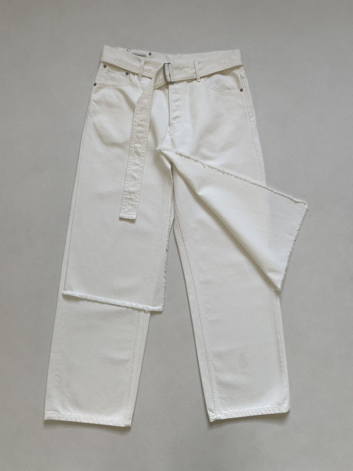 Dries Van Noten Wide Leg Double Layer ‘Skirt’ Denim Jeans Size US 32 / EU 48 - 23 Thumbnail