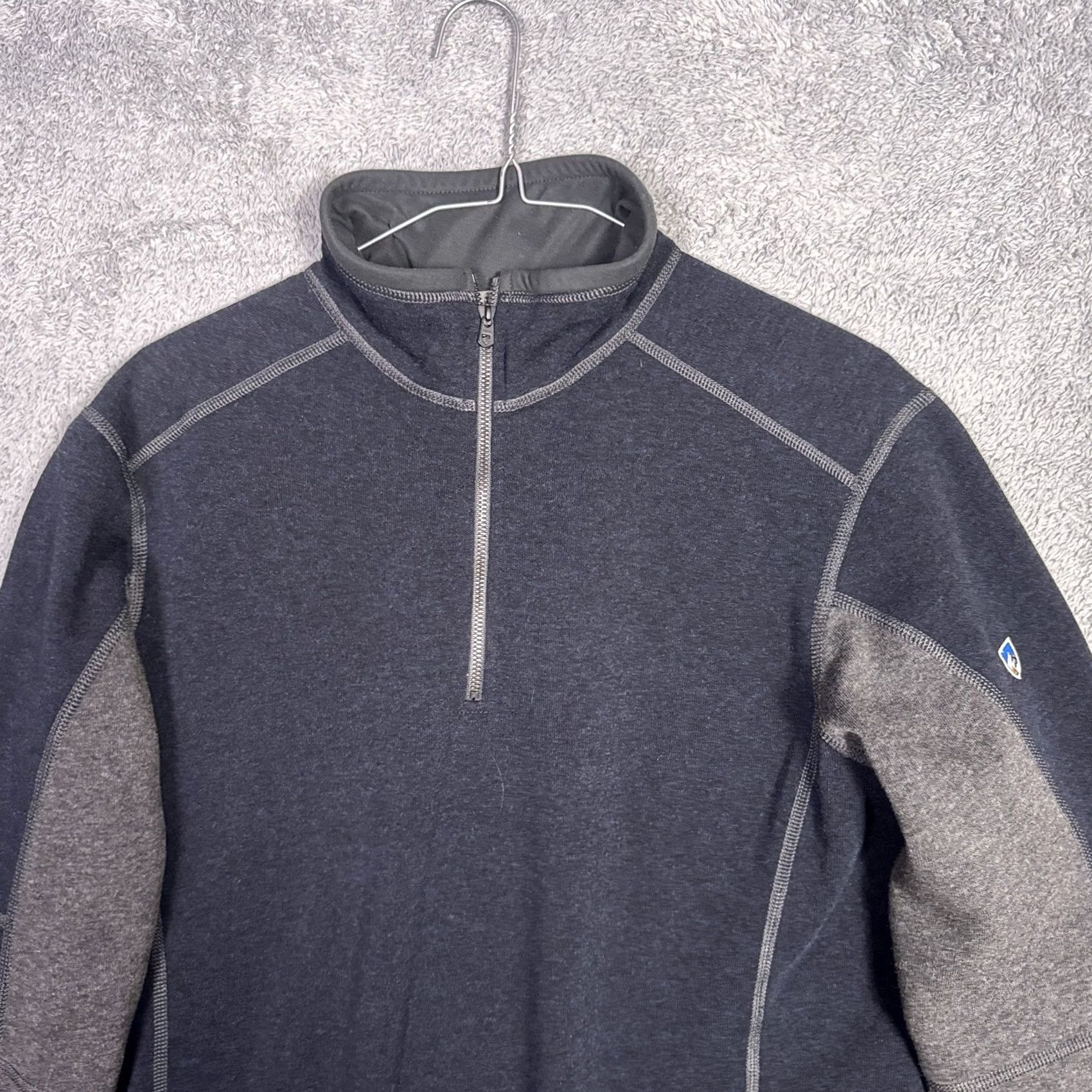Vintage Kuhl Jacket Sweater M Revel 1/4 Zip Fleece Pullover Outdoor Hiking Blue 3007 Mens Size US M / EU 48-50 / 2 - 4 Thumbnail