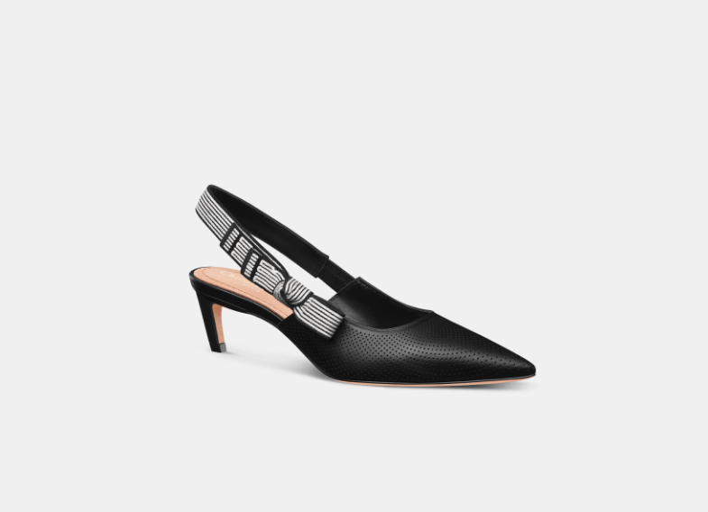 Dior o1w1db10426 KCV370 Toujours Slingback Pumps in Black Size US 8 / IT 38 - 2 Thumbnail