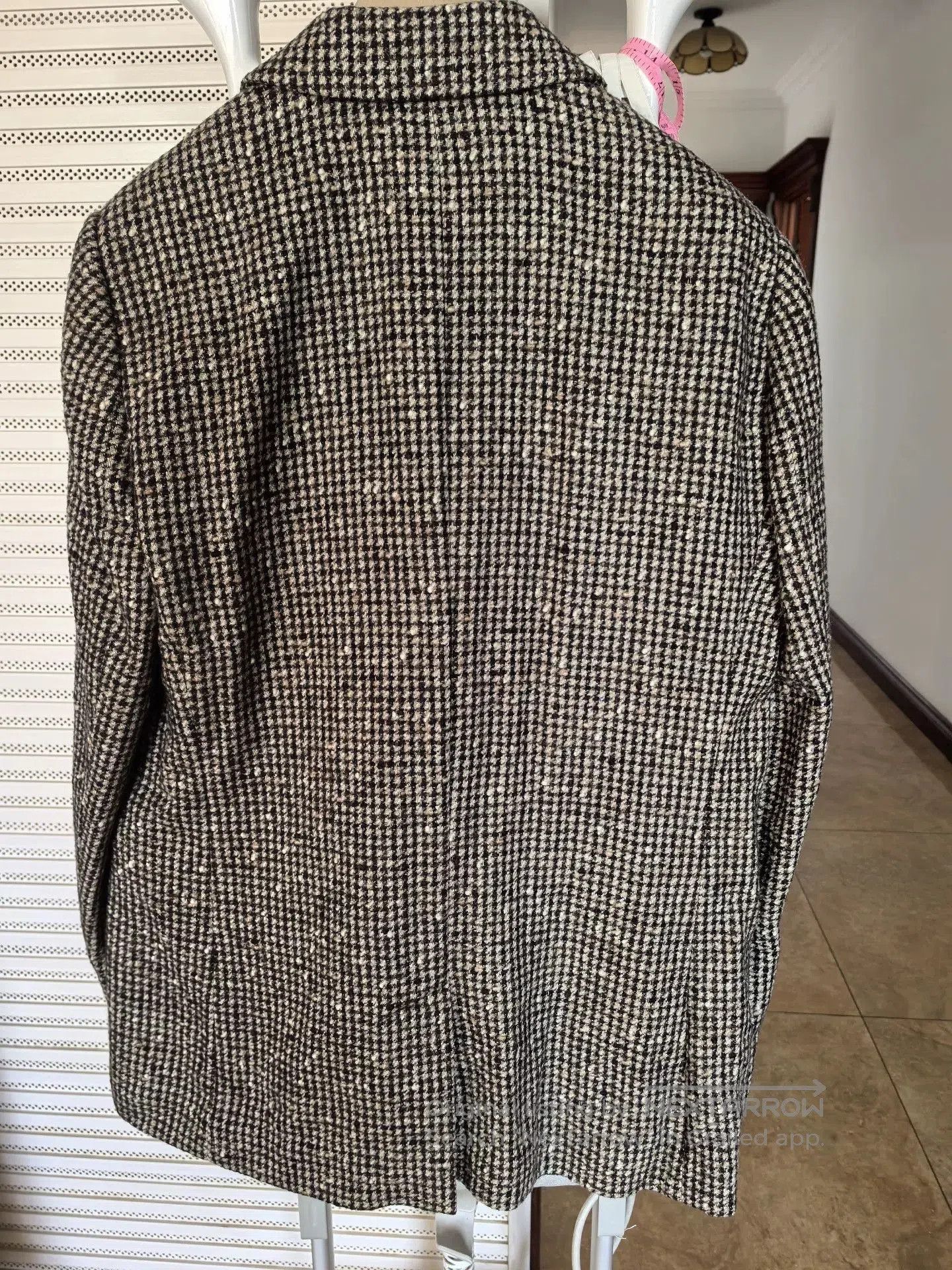 Brunello Cucinelli Brunello Cucinelli Houndstooth Wool Blazer. Size US L / EU 52-54 / 3 - 3 Thumbnail