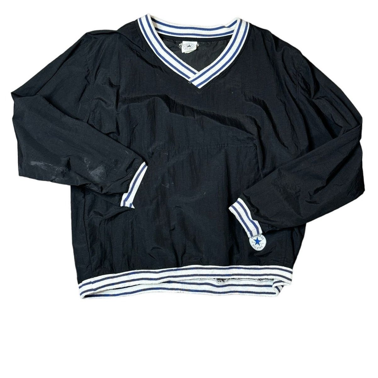 Converse Vintage Converse All Star Nylon Pullover Jacket M/L Size US L / EU 52-54 / 3 - 1 Thumbnail
