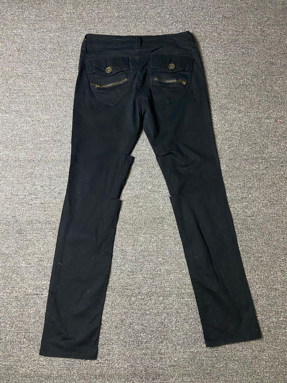 Hysteric Glamour × Japanese Brand × Vintage DAILY TOPICS Brand Ripped Pants (128) Size US 28 / EU 44 - 2 Thumbnail