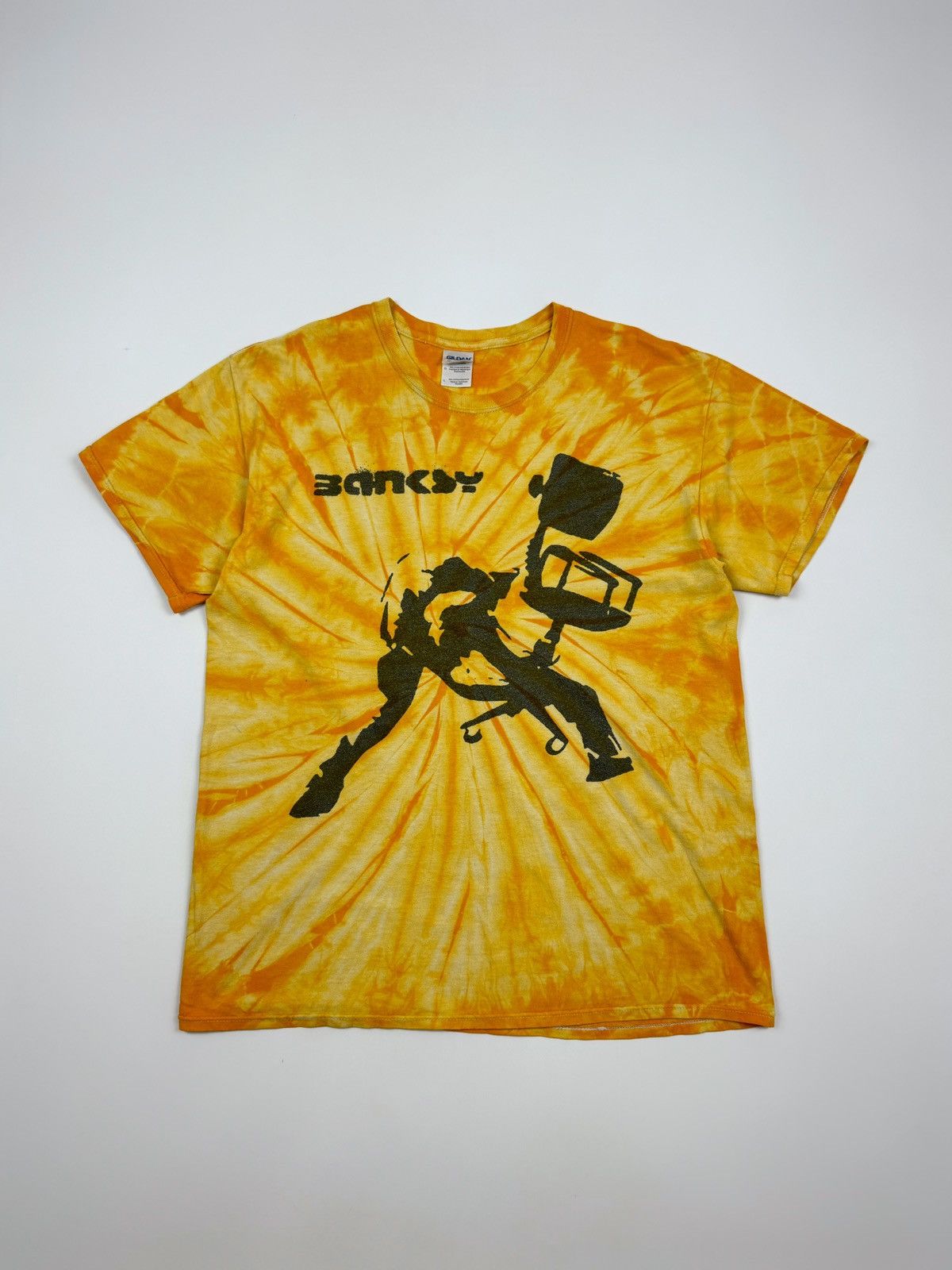 Other Y2K Banksy Chair Smash Tie-Dye T-Shirt Size US L / EU 52-54 / 3 - 1 Thumbnail
