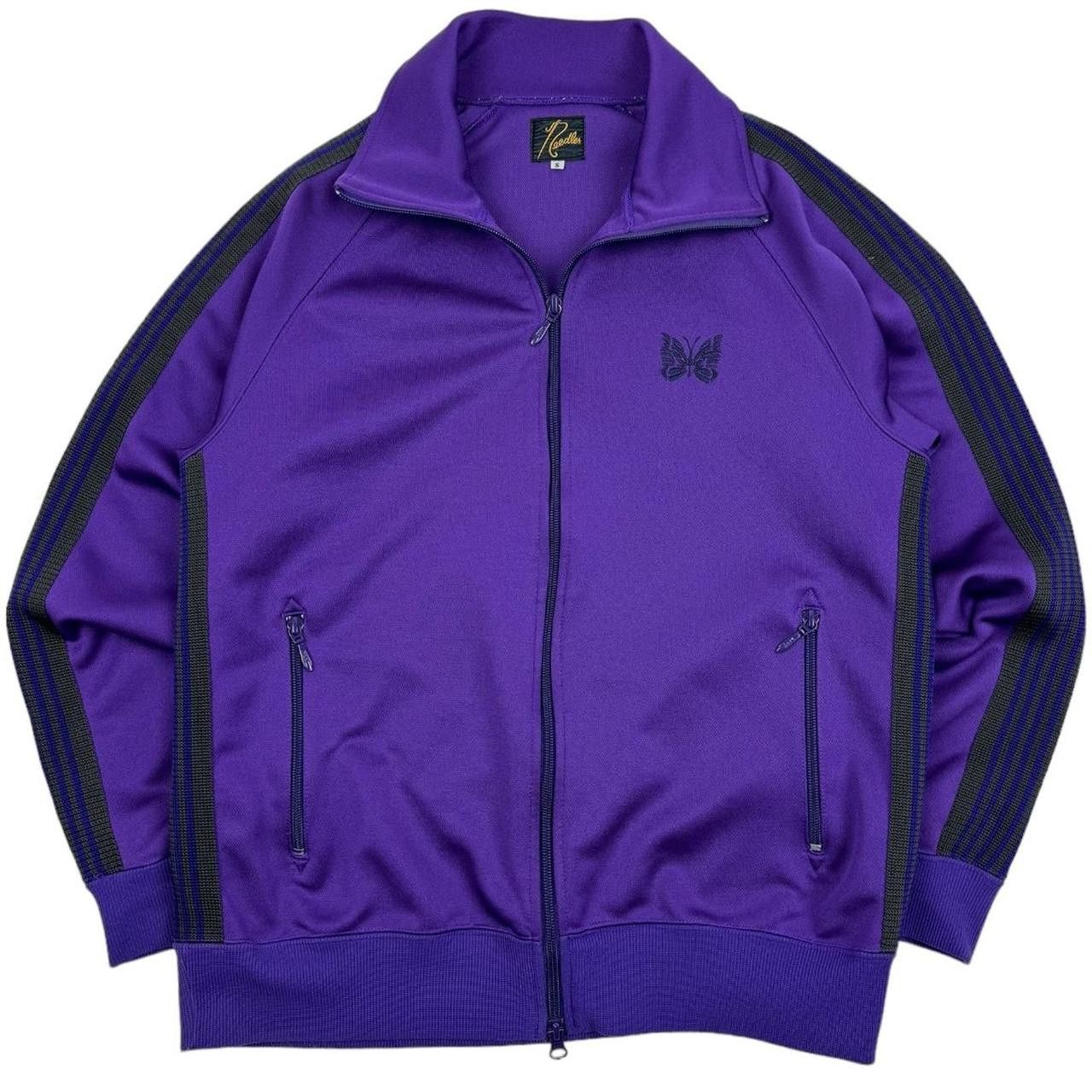 image of Needles Track Jacket in Purple Khaki, Men's (Size Small)