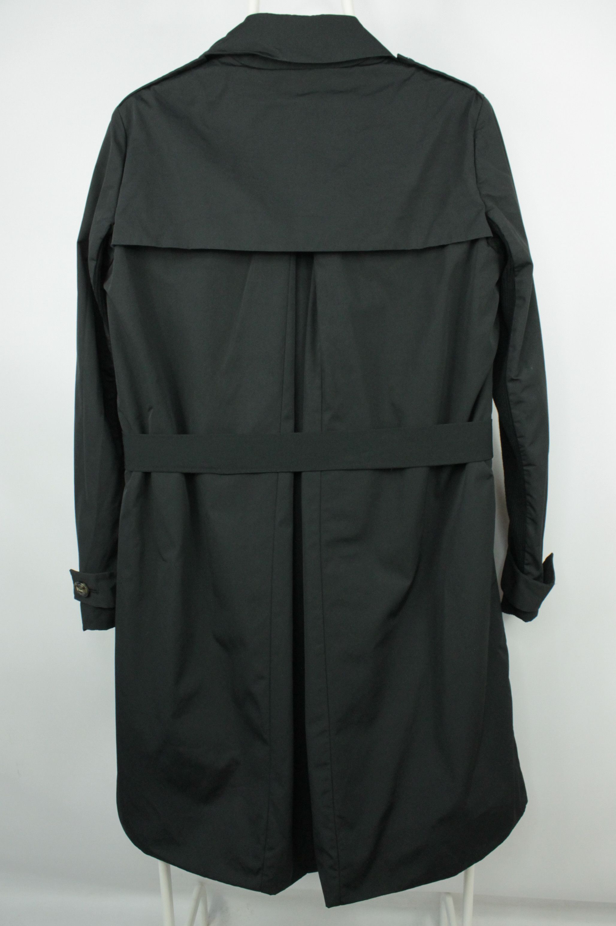 Joseph Joseph Double-Breasted Black Cotton Belted Trench Coat Size M / US 6-8 / IT 42-44 - 7 Thumbnail