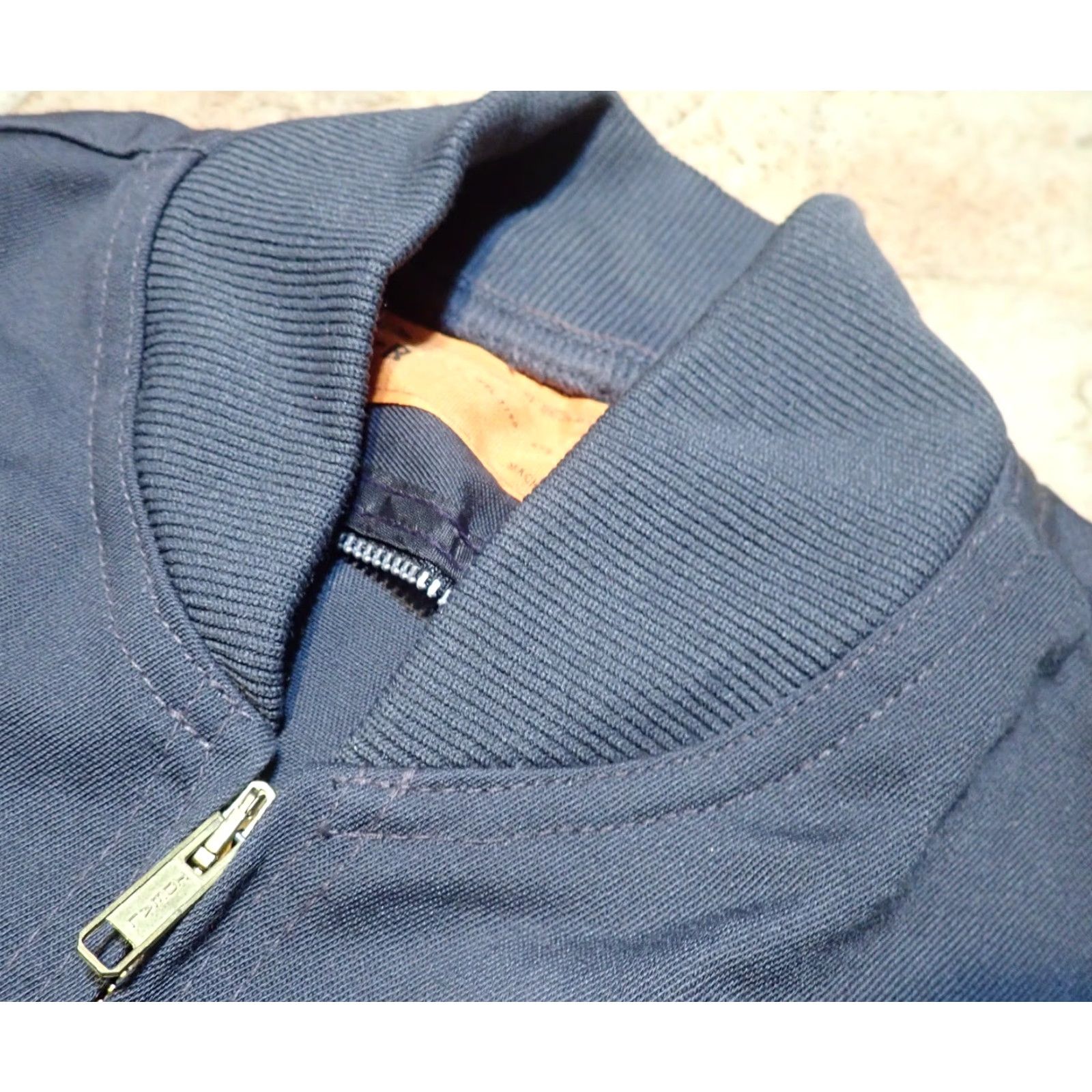 IDEA VINTAGE Setlowear Jacket Eisenhower Work Jacket USA 70s Mechanic Union Made Blue Small Mens Zip Front Pocket Size S Size US S / EU 44-46 / 1 - 4 Thumbnail
