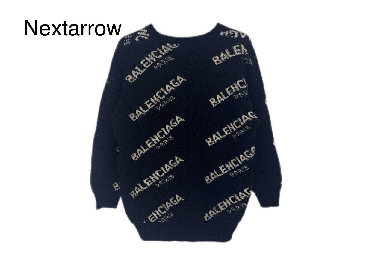 Balenciaga Balenciaga black classic logo wool camel hair sweater Size US S / EU 44-46 / 1 - 2 Thumbnail