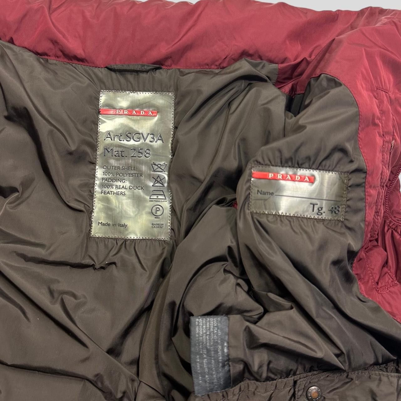 Prada Prada Sport AW00 Nylon Down Tech Gilet Puffer - IT48 (M/L) Size US M / EU 48-50 / 2 - 7 Thumbnail