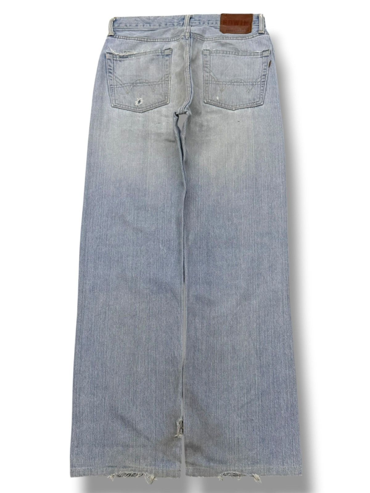 Edwin Vintage EDWIN 505XX Selvedge Denim Jeans Japan | W29 Size US 29 - 3 Thumbnail