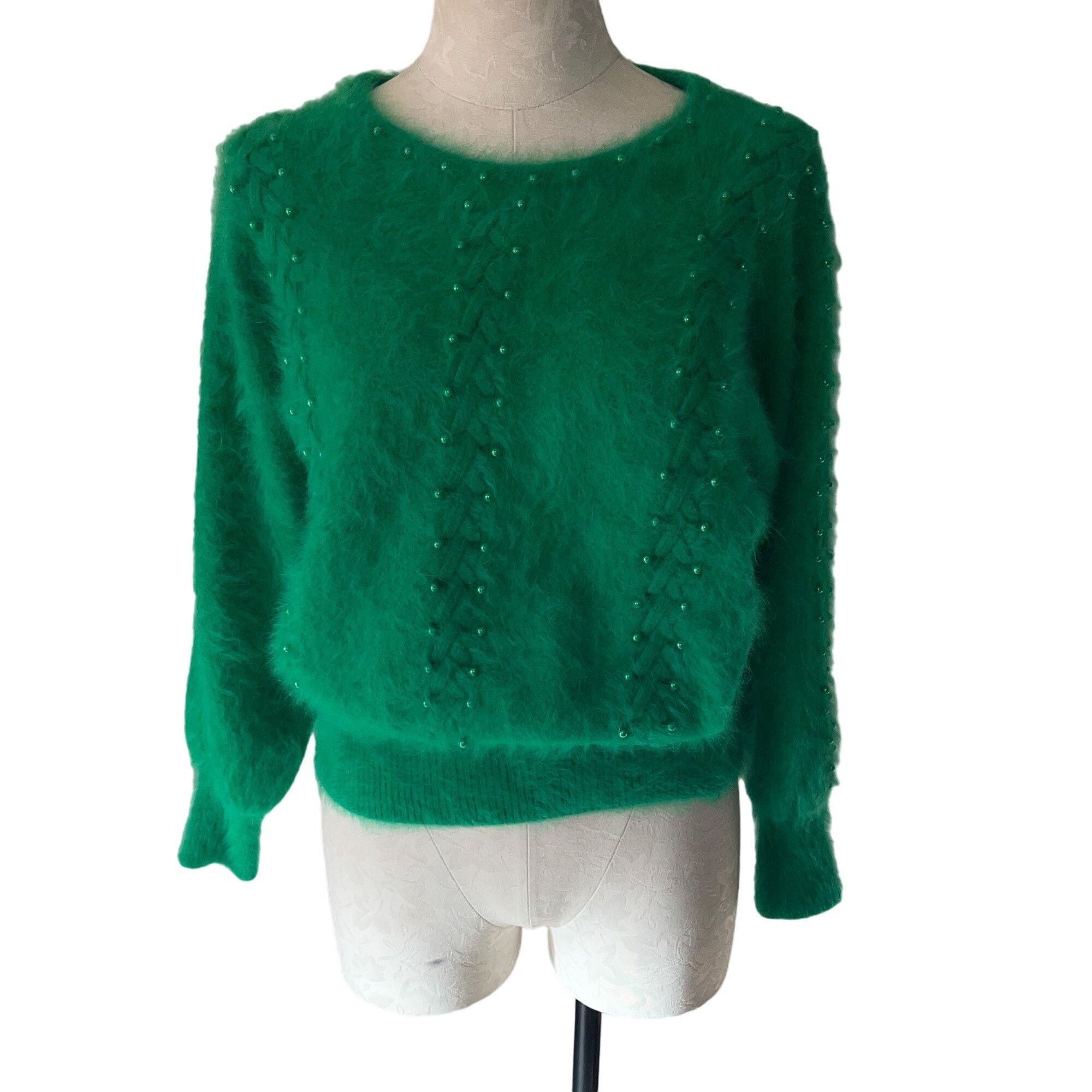 Vintage Vintage Womens Sweater Size Medium Green Size M / US 6-8 / IT 42-44 - 1 Thumbnail