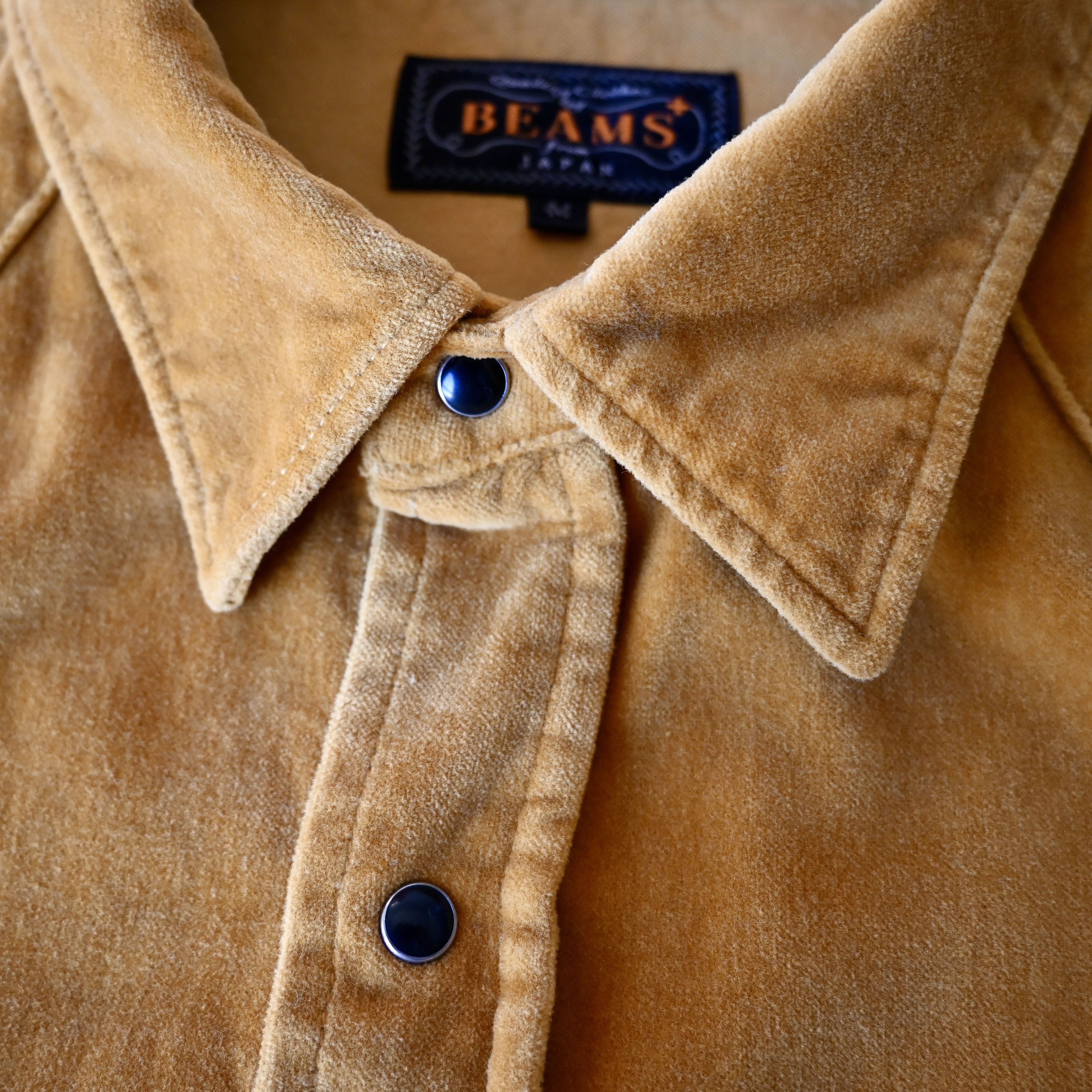 Beams Plus BEAMS Plus cotton velveteen western shirt, full pearl snap Size US M / EU 48-50 / 2 - 18 Thumbnail