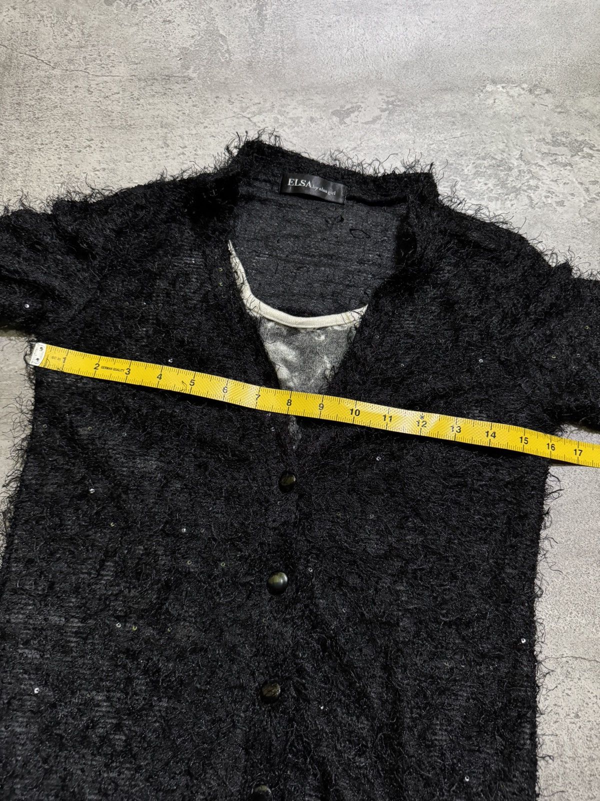 Hysteric Glamour Y2k Elsa Girl Black Fuzzy Inner Tank tops Cardigan Size M / US 6-8 / IT 42-44 - 10 Thumbnail