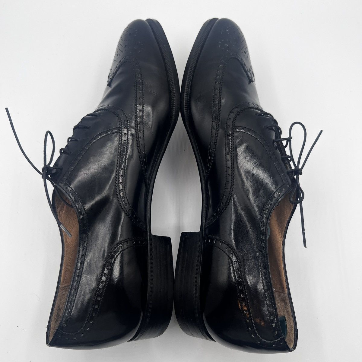 Salvatore Ferragamo Salvatore Ferragamo Oxford Wingtip Brogue Shoe 11C Size US 11 / EU 44 - 5 Thumbnail