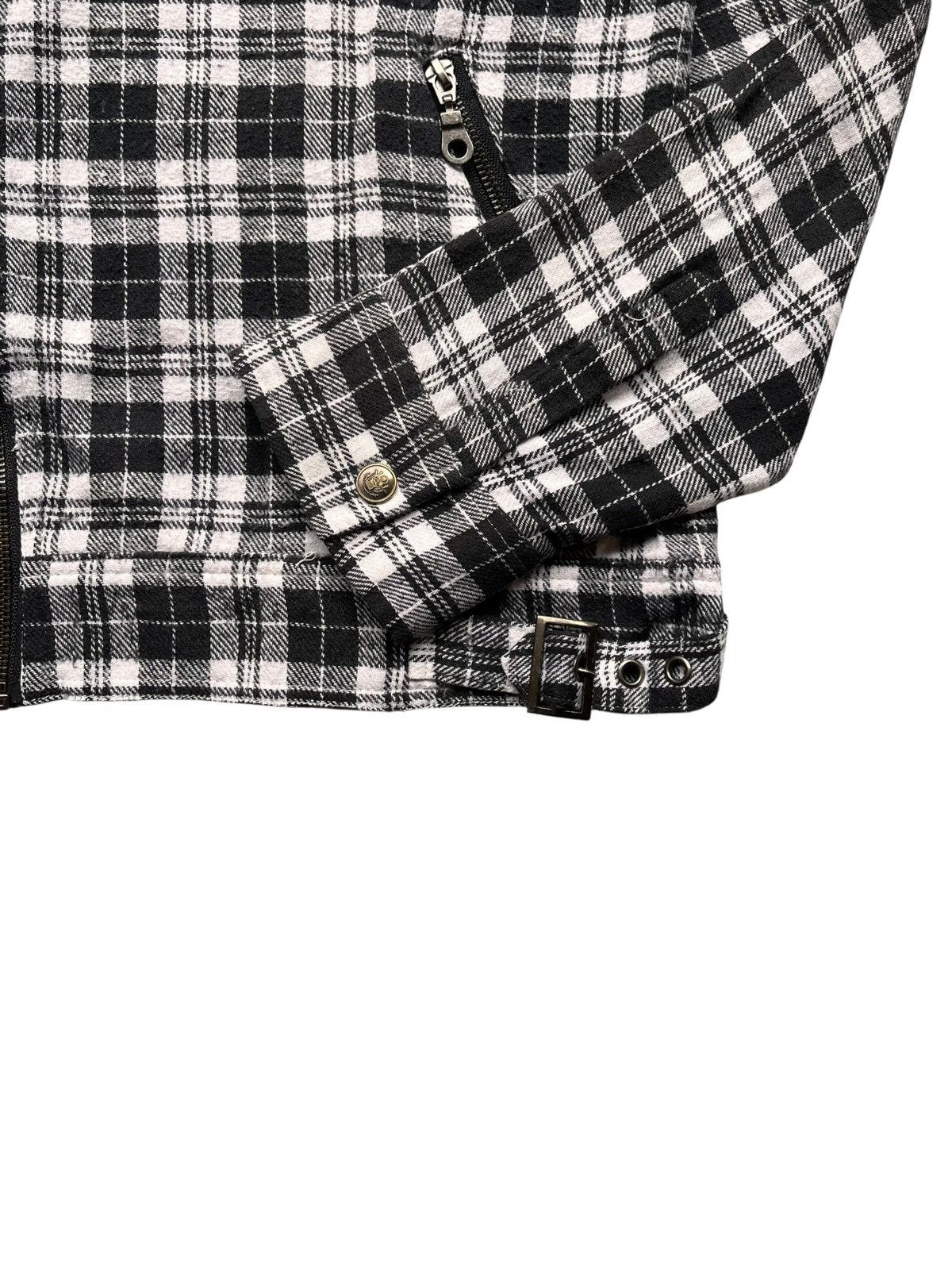 In The Attic In The Attic Plaid Bikers Jacket Size US M / EU 48-50 / 2 - 7 Thumbnail