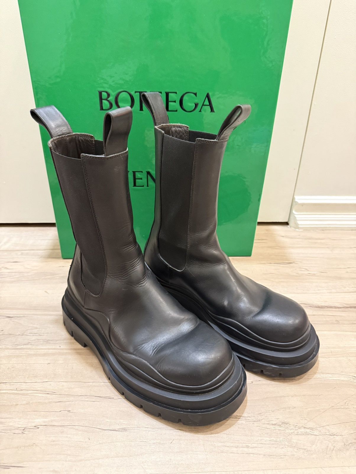 Tire Chelsea Bottega Veneta Tire Boots Brown Bottega Veneta Tire 