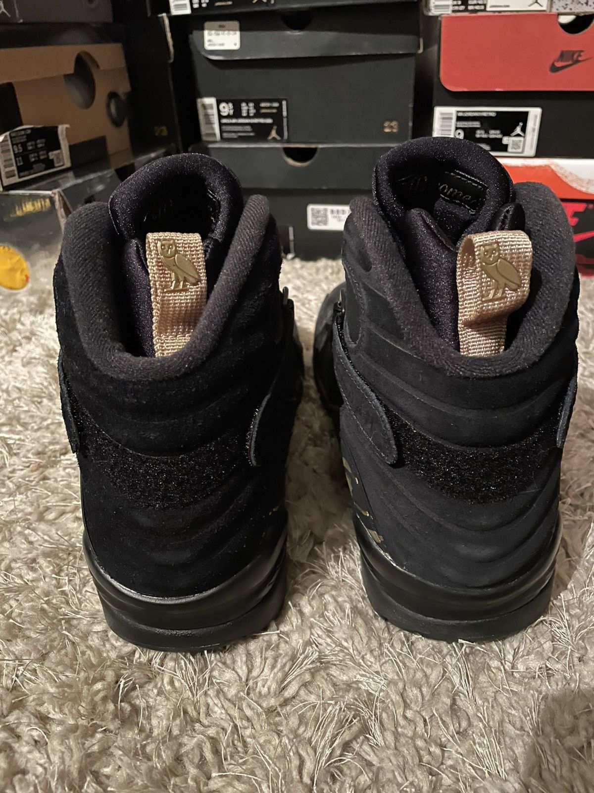 Jordan Brand Jordan 8 OVO Black Size US 10 / EU 43 - 6 Thumbnail