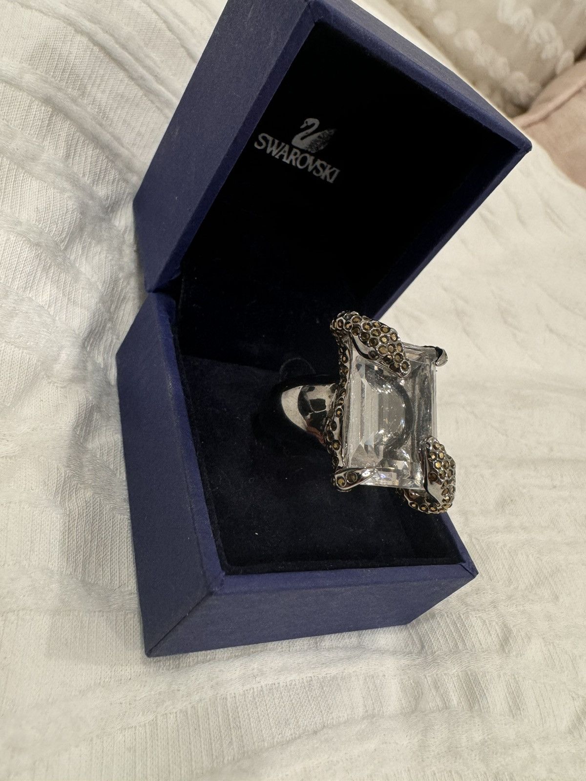 Swarovski Swarovski Silver Snake Ring Size ONE SIZE - 2 Thumbnail
