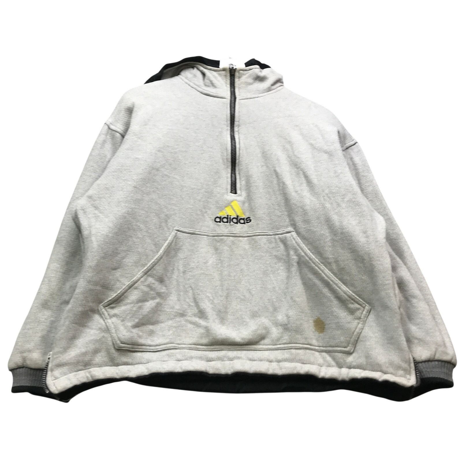 Adidas Vintage 90s Adidas Reversible 1/2 Zip Jacket Hoodie Mens S Size US S / EU 44-46 / 1 - 1 Thumbnail