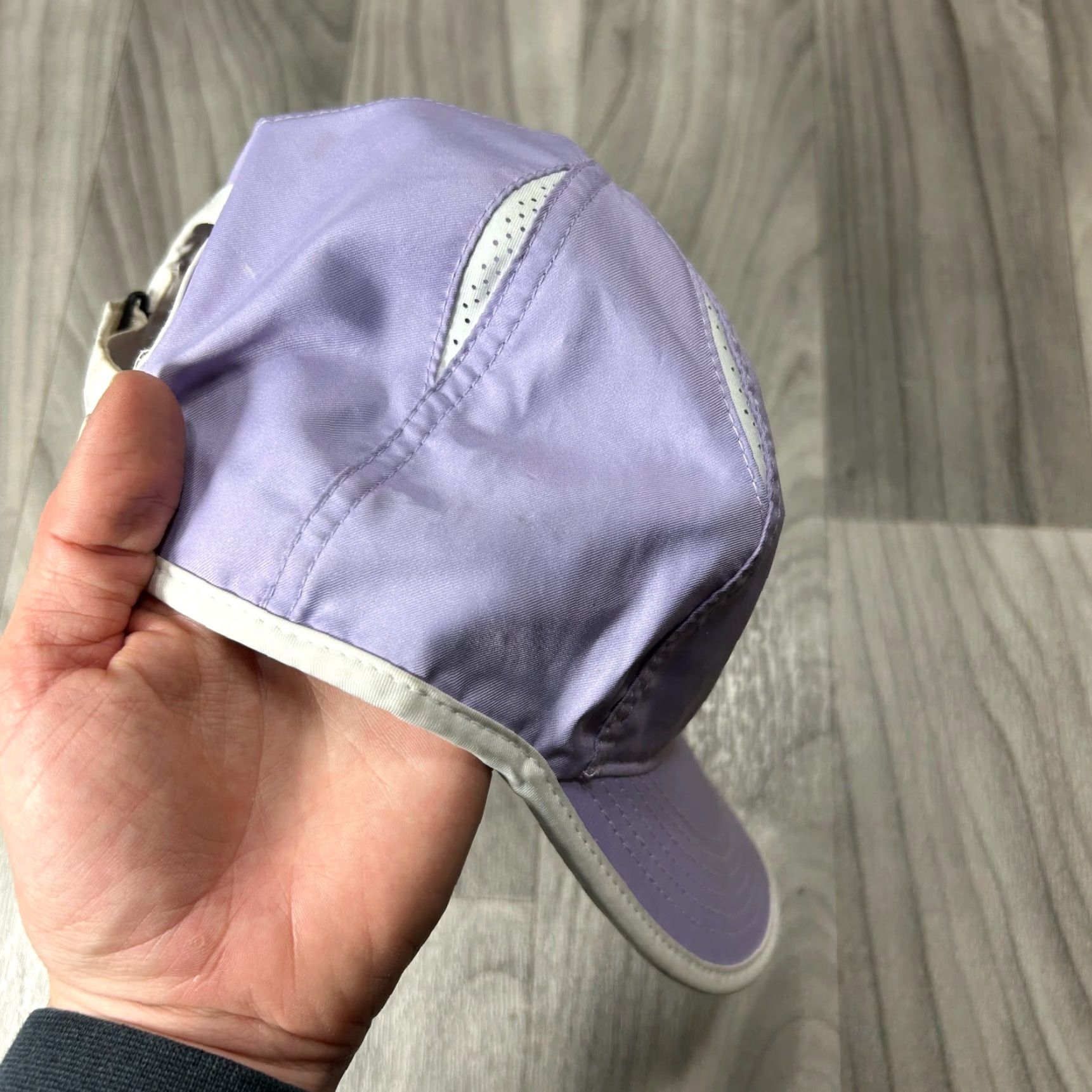 Nike Nike Baseball Cap Unisex OSFM Purple White Swoosh Logo Adjustable Adult Hat Size ONE SIZE - 7 Thumbnail