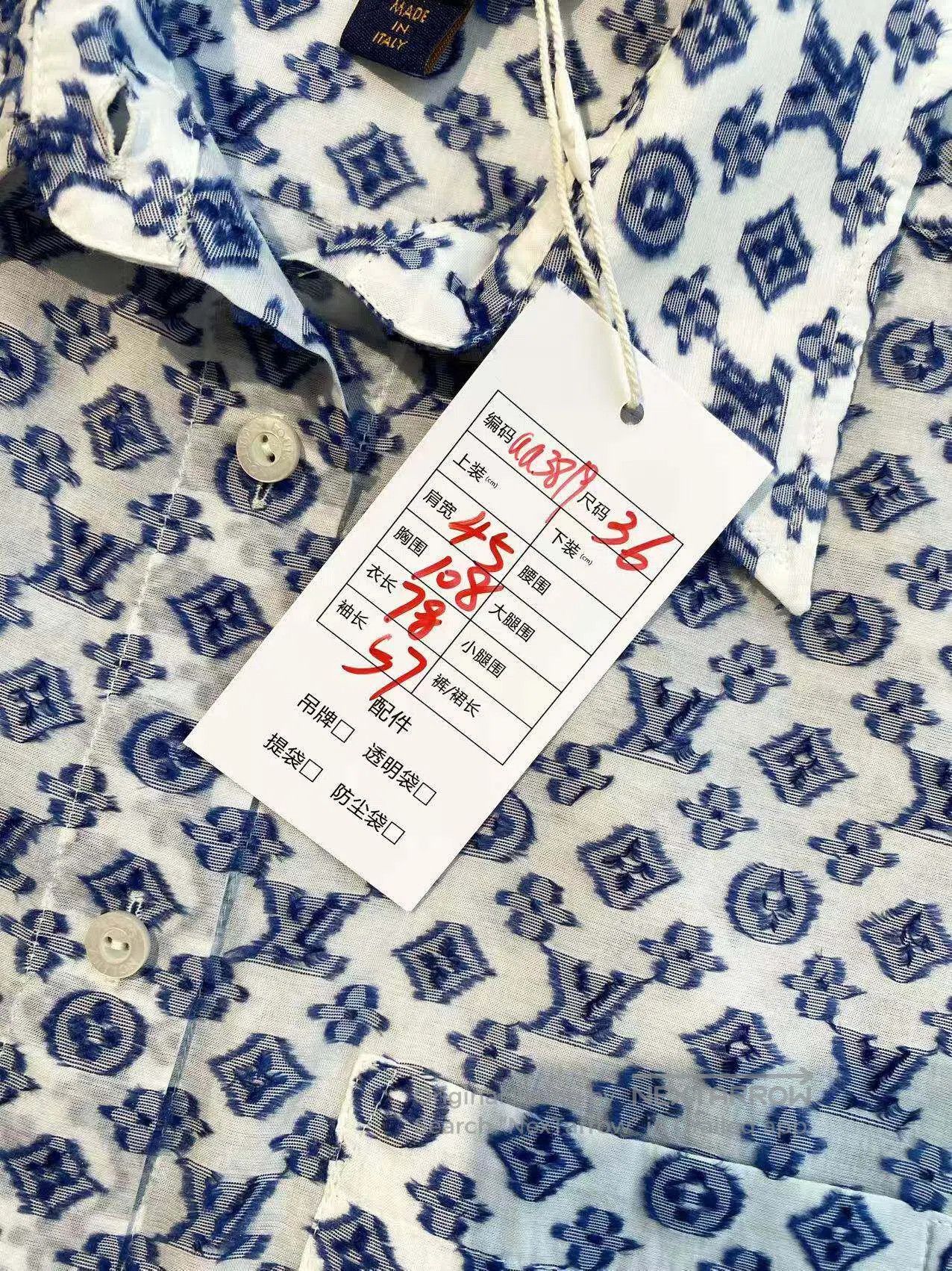 Louis Vuitton Louis Vuitton 24SS presby-flower full of logo shirt| Size XXS / US 00 / IT 34 - 8 Thumbnail