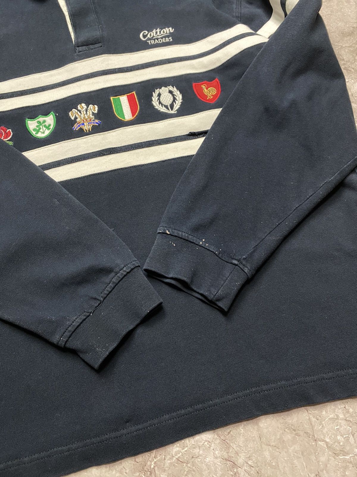 Polo Ralph Lauren Cotton traders rugby long sleeve six nation Y2K Size US L / EU 52-54 / 3 - 11 Thumbnail