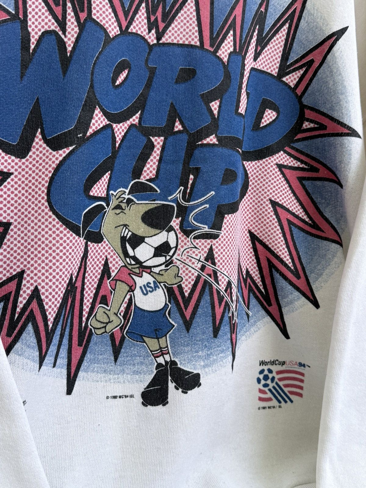 Vintage Vintage 1994 World Cup USA Soccer Graphic Sweatshirt 1991 Size US L / EU 52-54 / 3 - 3 Thumbnail