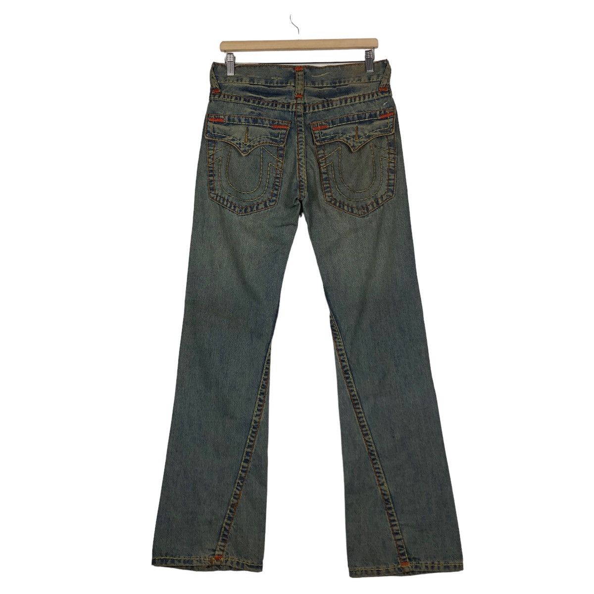 Japanese Brand 🔥VINTAGE DENIM JEANS TRUE RELIGION DESIGN BIG POCKET Size US 32 / EU 48 - 8 Thumbnail