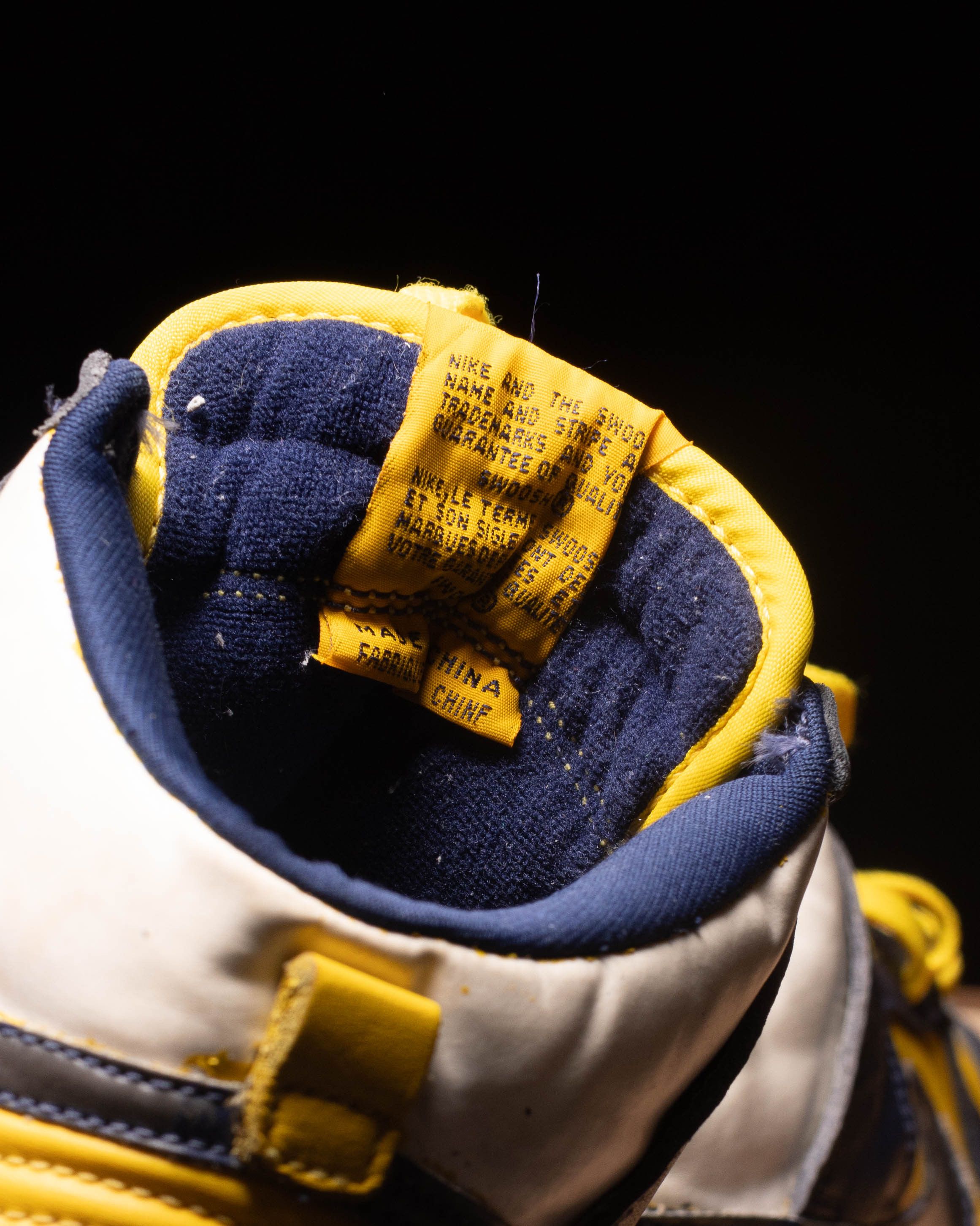 Nike Dunk Michigans 1999 release size 9.5