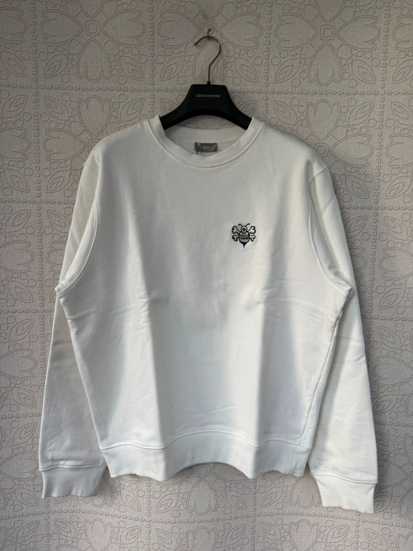 Dior dior x stussy embroidered skull bee sweatshirt Size US L / EU 52-54 / 3 - 1 Thumbnail