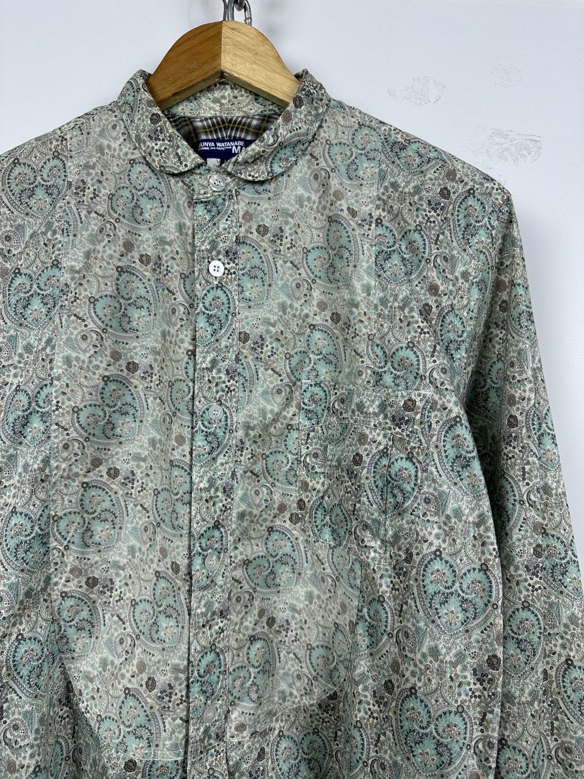 Junya Watanabe Comme des Garçons Junya Watanabe MAN Paisley Button Up Shirt Size US L / EU 52-54 / 3 - 6 Thumbnail