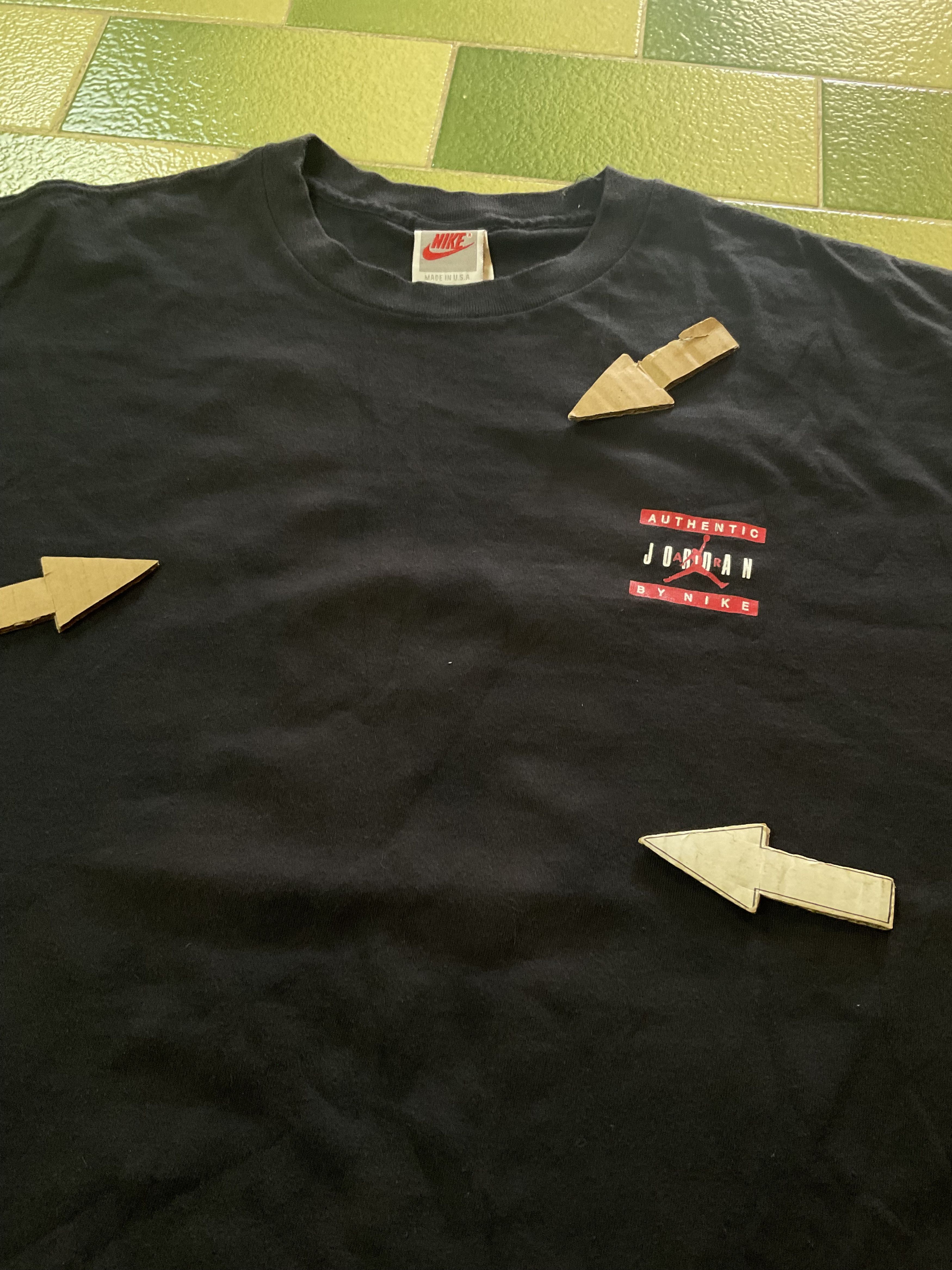 NBA Vintage 90s Authentic Air Jordan by NIKE T-Shirt Jordan Size US XL / EU 56 / 4 - 8 Thumbnail