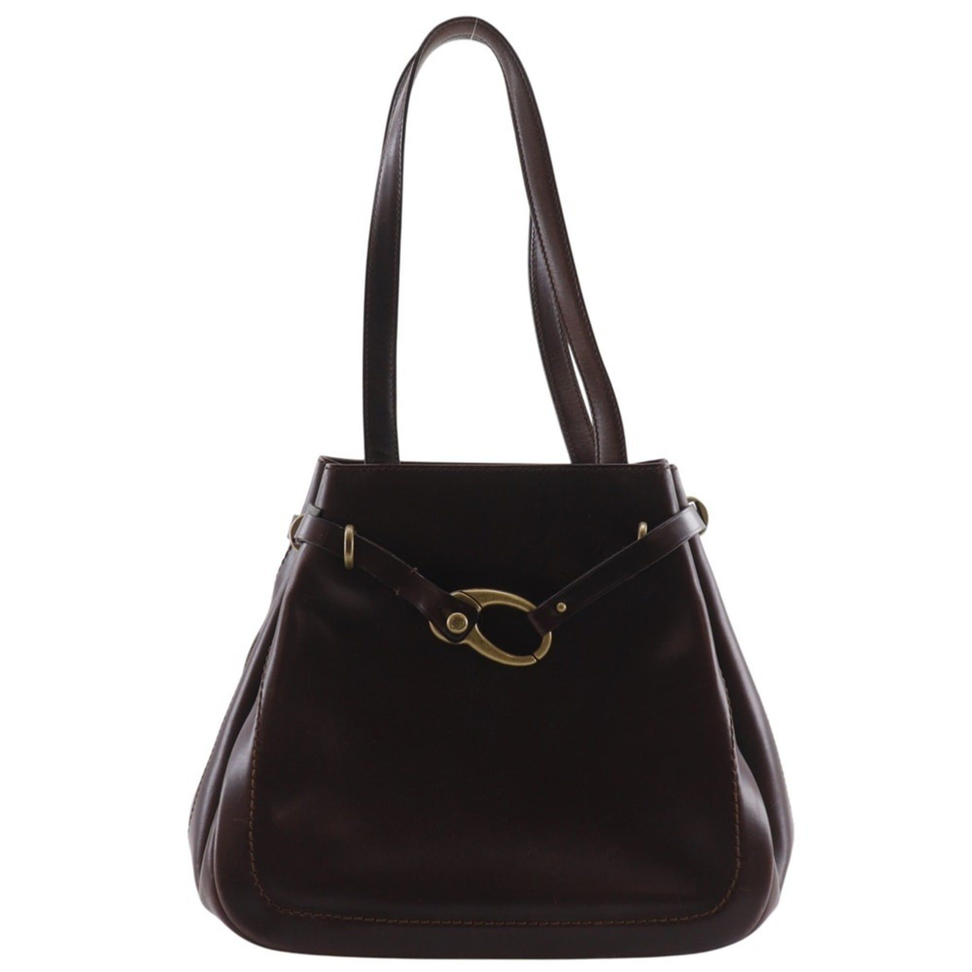 Bally Bally tote bag, leather, brown, A5 size, open type, women's. Size ONE SIZE - 1 Thumbnail