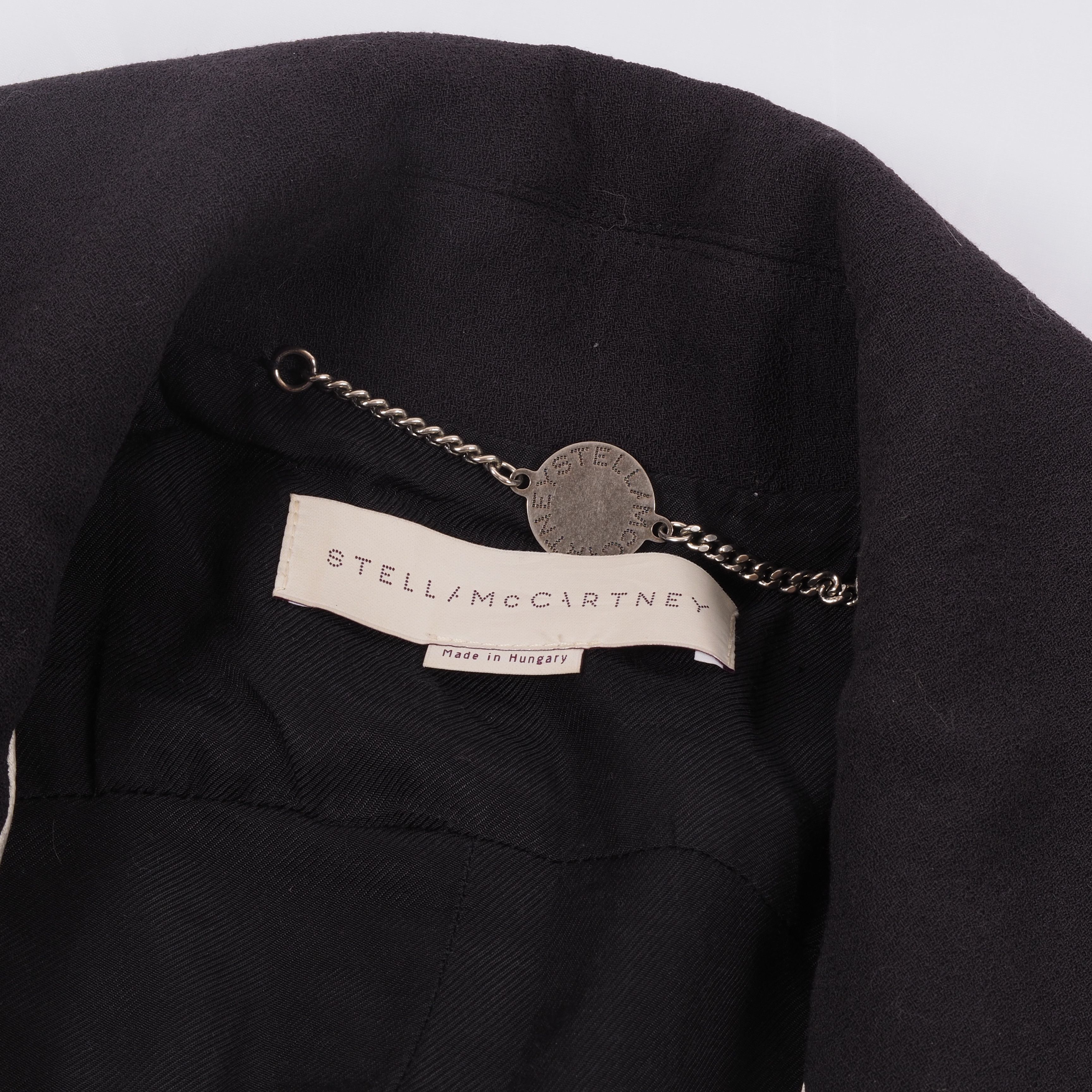 Stella McCartney Stella McCartney Wool Tweed Cropped Jacket Size XS / US 0-2 / IT 36-38 - 6 Thumbnail