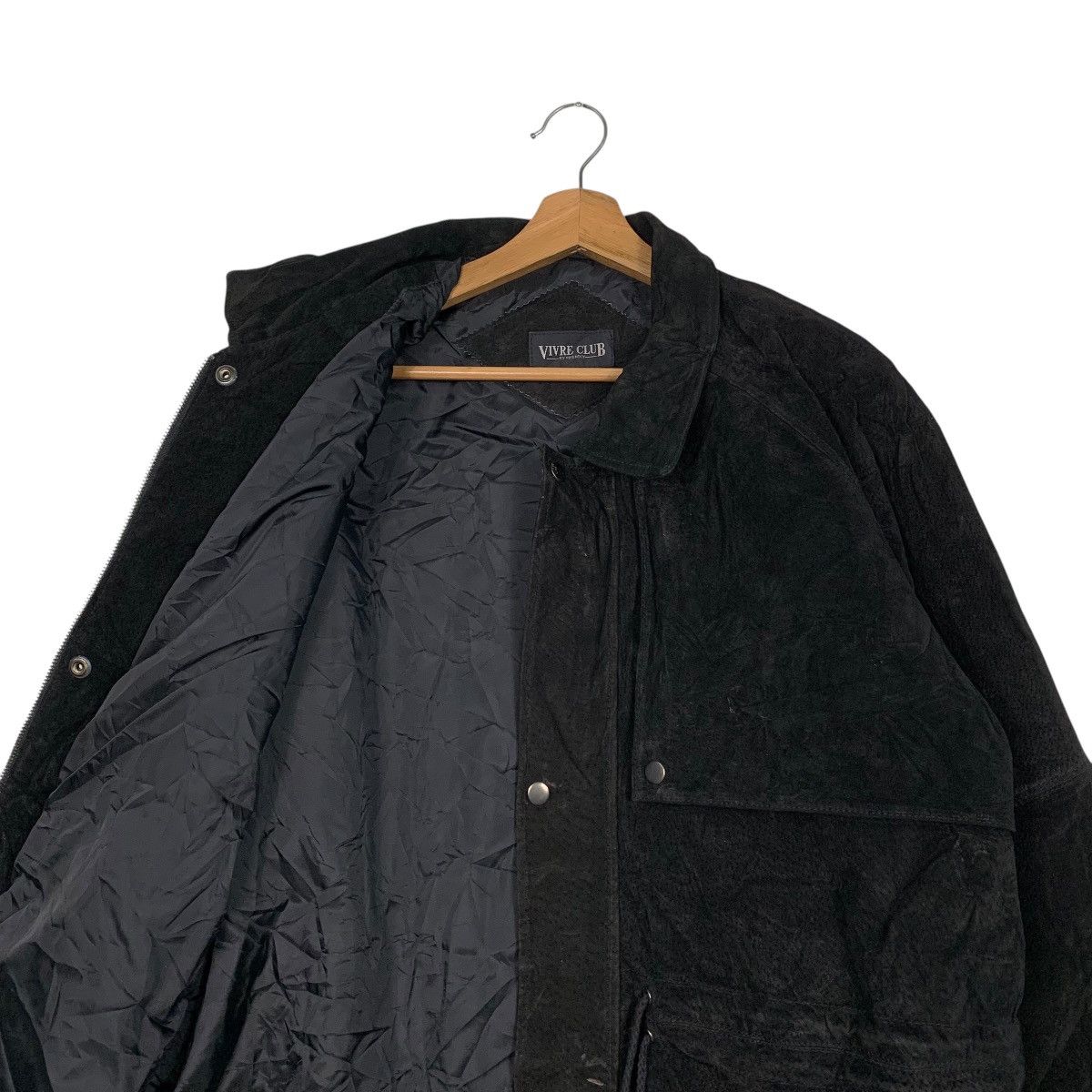 Japanese Brand Japanese Brand Vivre Club Suede Leather Jacket Size US M / EU 48-50 / 2 - 10 Thumbnail