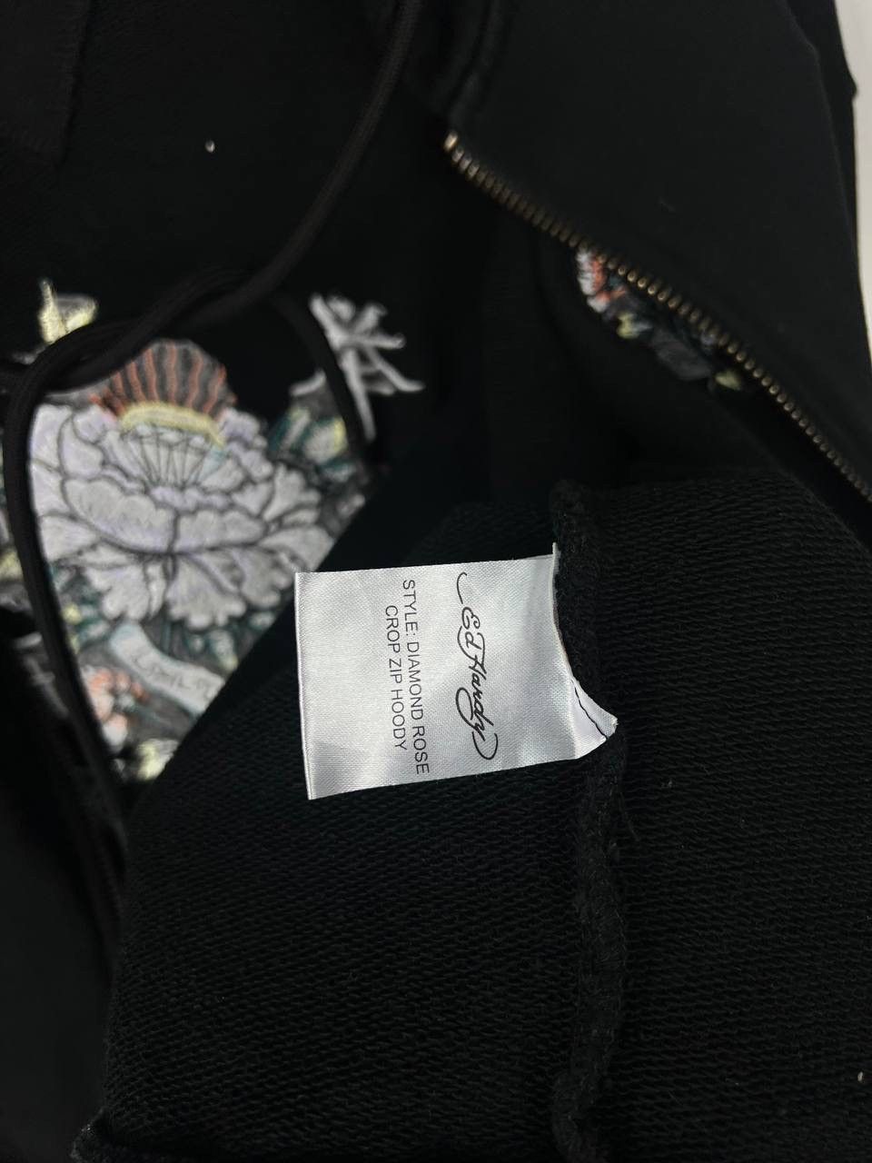 Ed Hardy × Vintage Ed Hardy streetwear zip hoodie woman size S Size S / US 4 / IT 40 - 4 Thumbnail