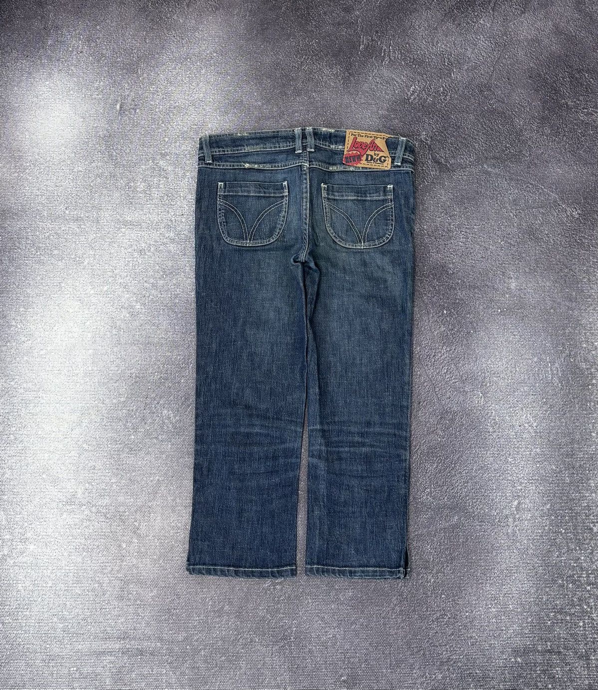 Dolce & Gabbana Vintage Dolce & Gabbana Glamour Women’s Cropped Denim Jeans Size 26" / US 2 / IT 38 - 2 Thumbnail