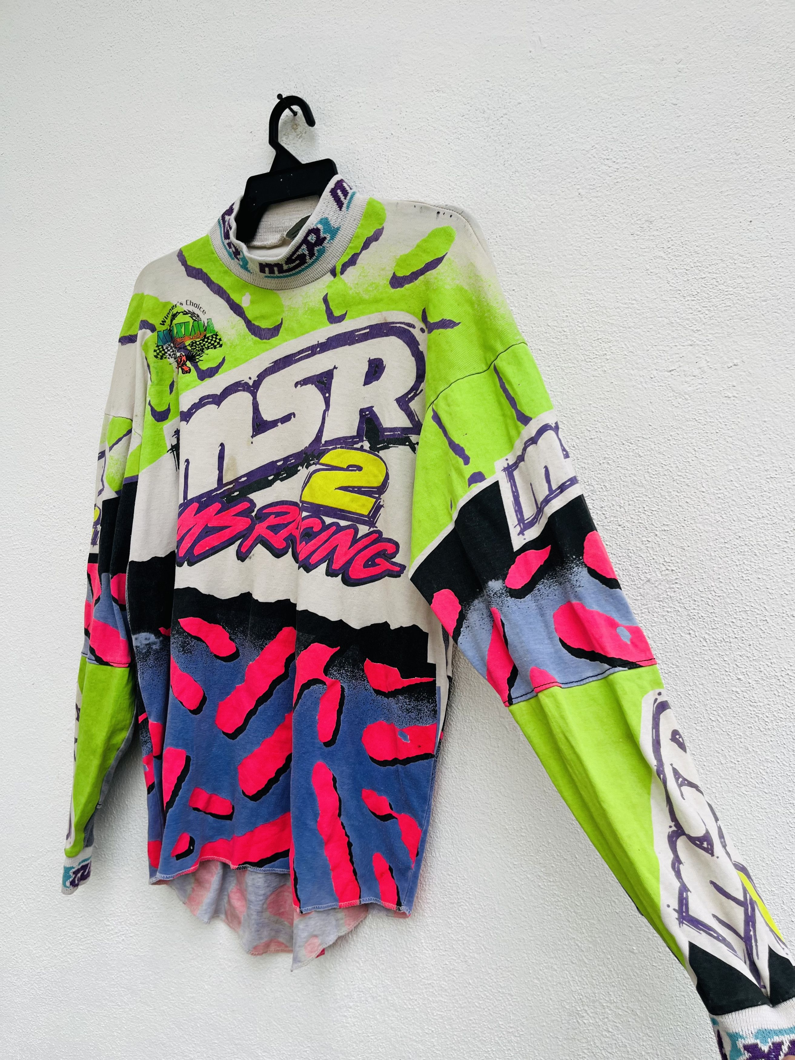 Japanese Brand Vintage MSR Racing Motorcross Fashion Style Size US L / EU 52-54 / 3 - 5 Thumbnail
