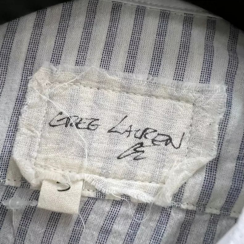 Greg Lauren greg lauren Destruction of striped patchwork shirt 2506-Ne Size US L / EU 52-54 / 3 - 2 Thumbnail