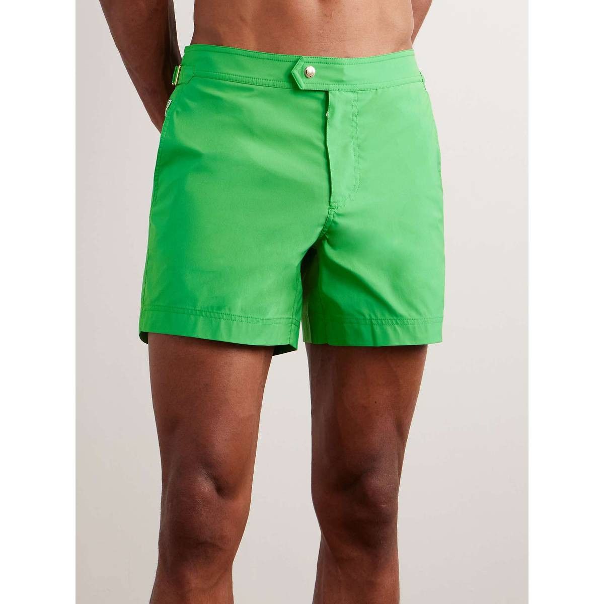 Tom Ford o1w1db10225 BSS001 Nylon Swimsuit in Green Size US 40 / EU 56 - 2 Thumbnail