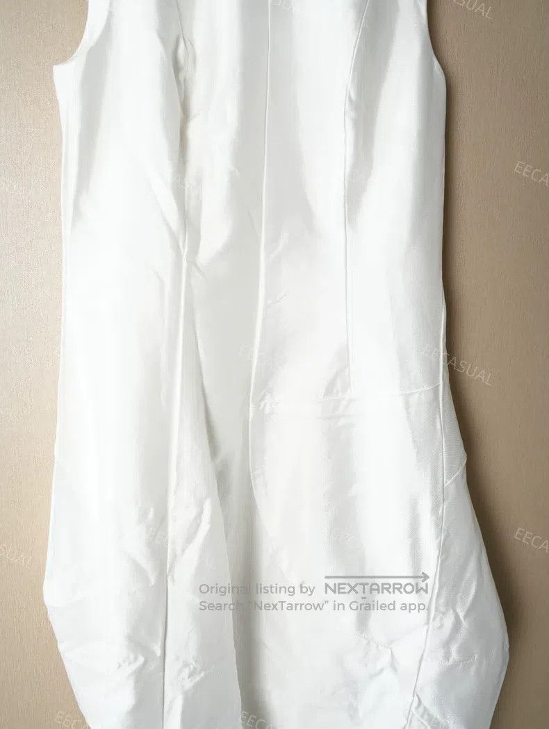 Comme des Garcons Comme Des Garcons White 3D Fish Tail Dress Size S / US 4 / IT 40 - 8 Thumbnail