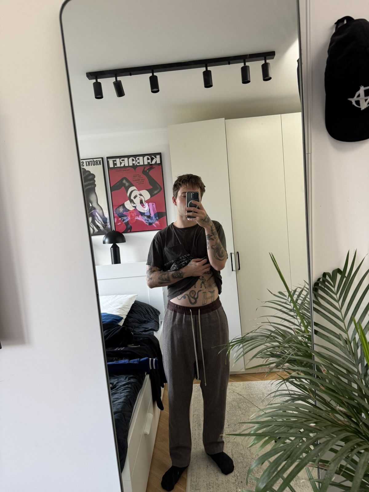 Rick Owens FW16 Rick Owens Wool Pants Mastodon DNA Dust Felt Drawstring Size US 32 / EU 48 - 4 Thumbnail