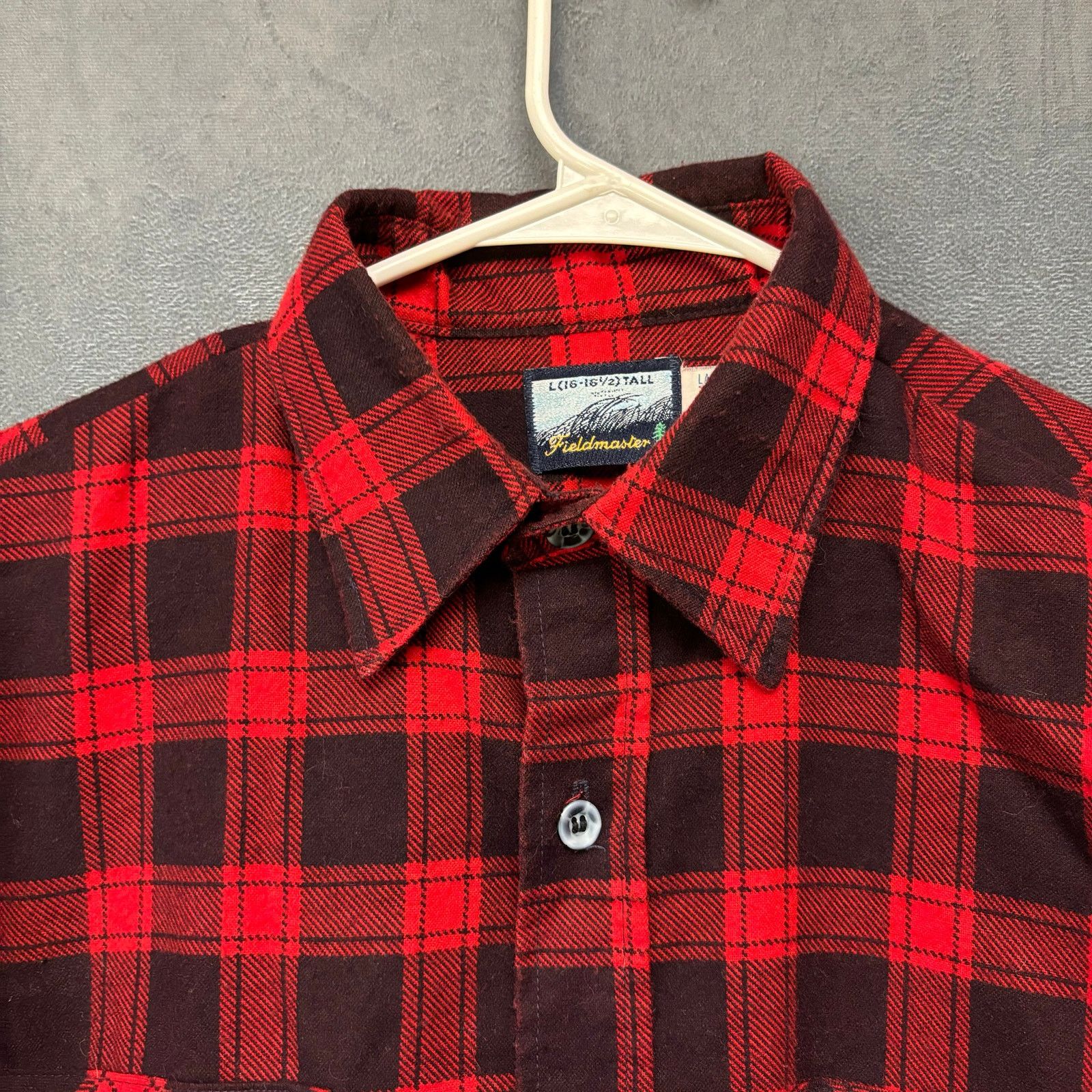 Fieldmaster Fieldmaster Flannel Plaid Shirt Fisherman Hiking USA Made Size US L / EU 52-54 / 3 - 9 Thumbnail