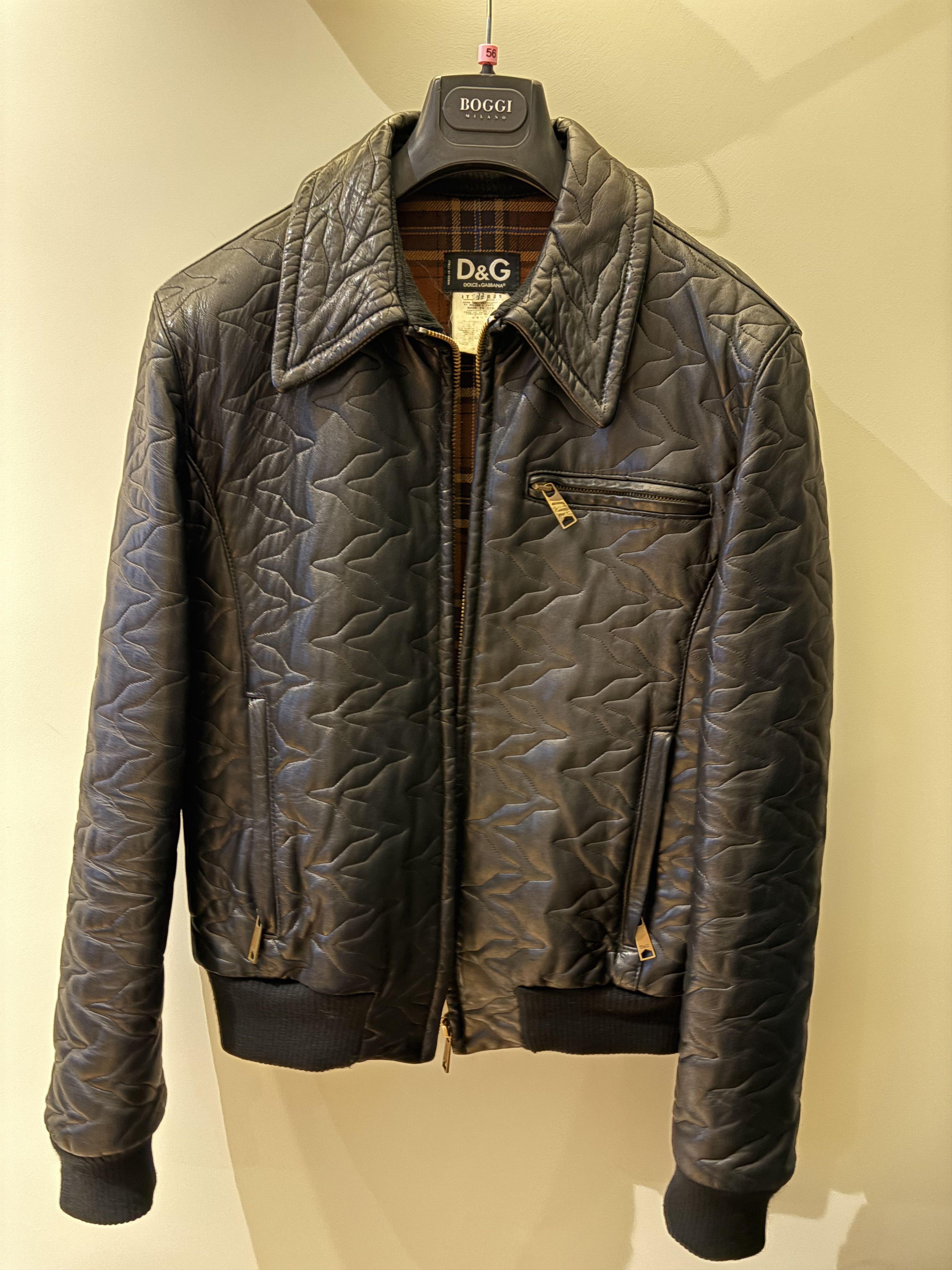 Dolce & Gabbana Vintage D&G Embroidered Leather Jacket Size US S / EU 44-46 / 1 - 5 Thumbnail