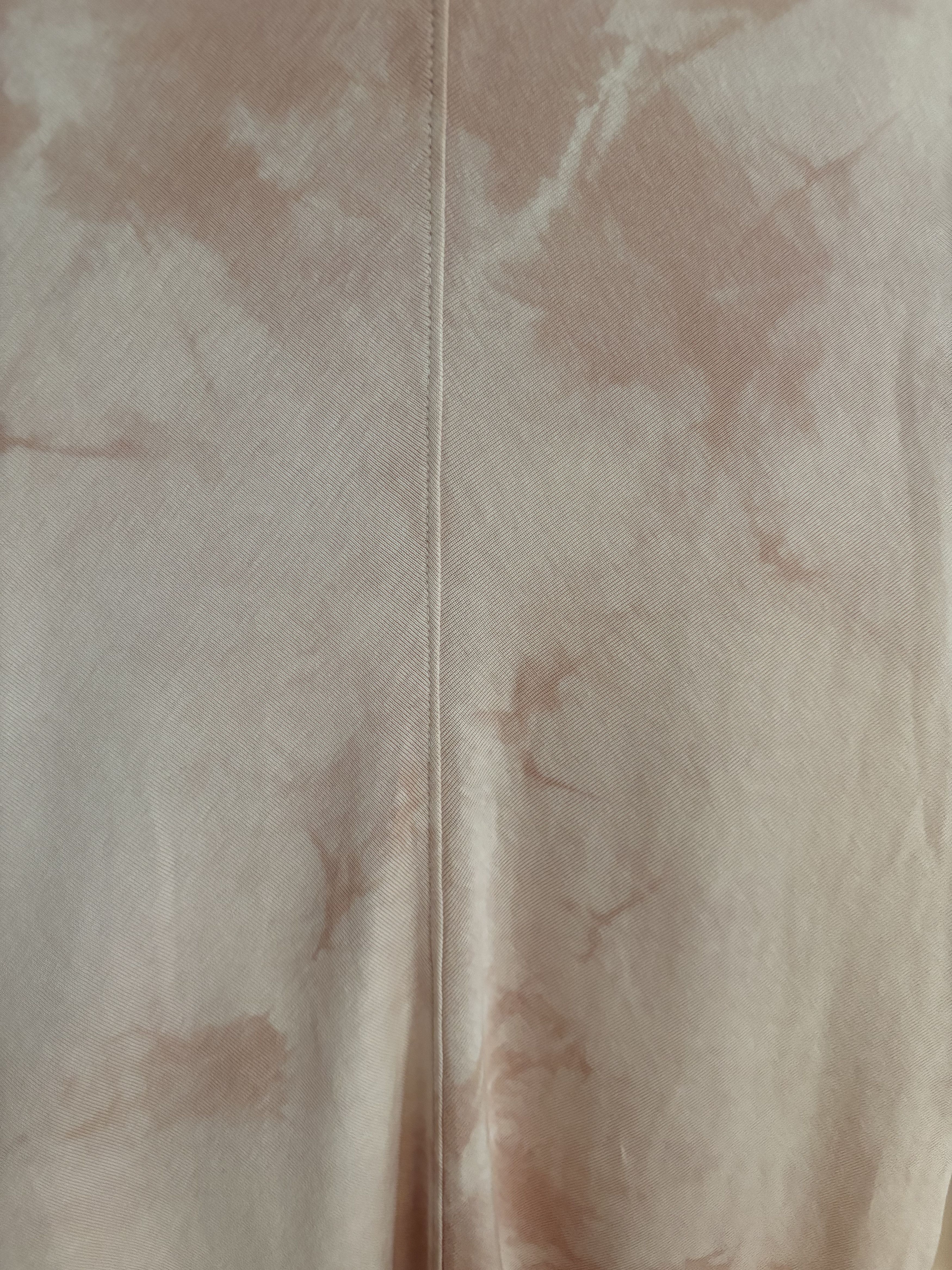 Other Raquel Allegra Pink Tie-Dye Long Sleeve Fitted Dress - S Size S / US 4 / IT 40 - 4 Thumbnail
